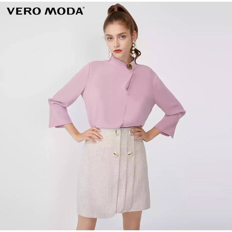 Áo sơ mi Vero Moda auth chuẩn nguyên tác màu hồng xinh lắm