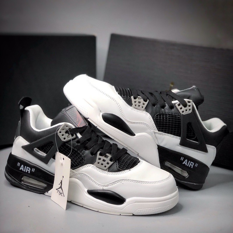 ✔️GIÀY JORDAN 4 đen- trắng fullbox | BigBuy360 - bigbuy360.vn
