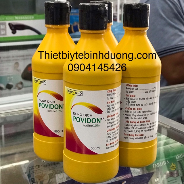 Dung dịch sát khuẩn Povidone 10%
