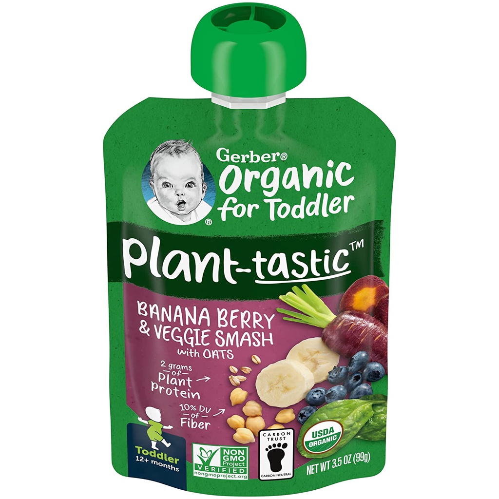 Rau củ nghiền yến mạch Gerber Organic cho bé mới biết đi giá tốt