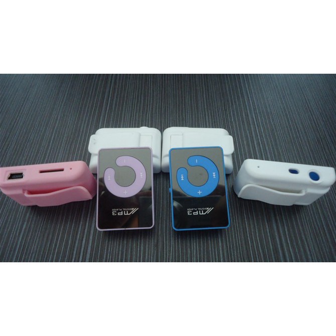 Máy nghe nhạc mp3 hỗ trợ thẻ nhớ 8gb sd-Máy nghe nhạc MP3 kẹp áo hỗ trợ thẻ nhớ SD TF