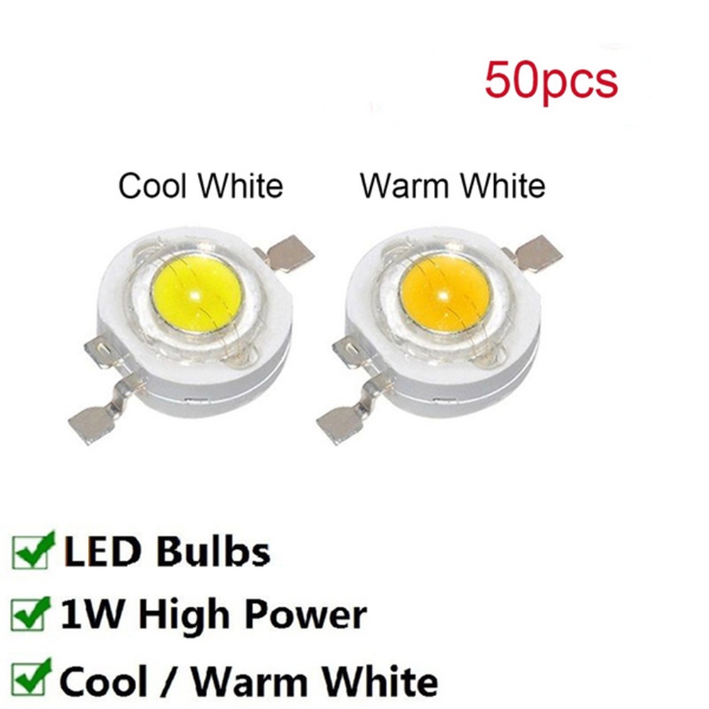Set 50 bóng đèn LED mini 1W 100-120LM siêu bền tiện dụng