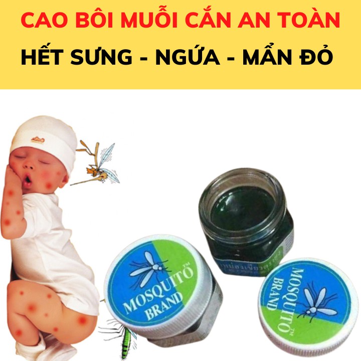 [ THÁI LAN ] Kem Bôi Muỗi Đốt , Ong , Kiến Đốt , Bong Gân , Đau Nhức Xương Khớp , Thấp Khớp , Viêm Khớp , Chóng Mặt