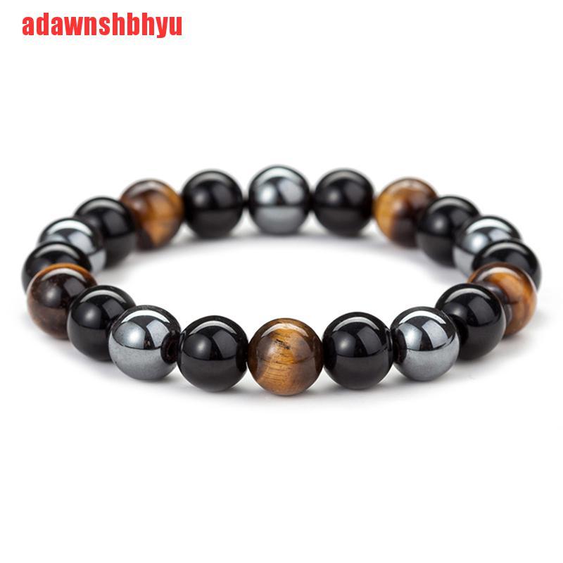 Vòng Tay Chuỗi Hạt Đá Hematite Chăm Sóc Sức Khỏe Giảm Cân Cho Nam