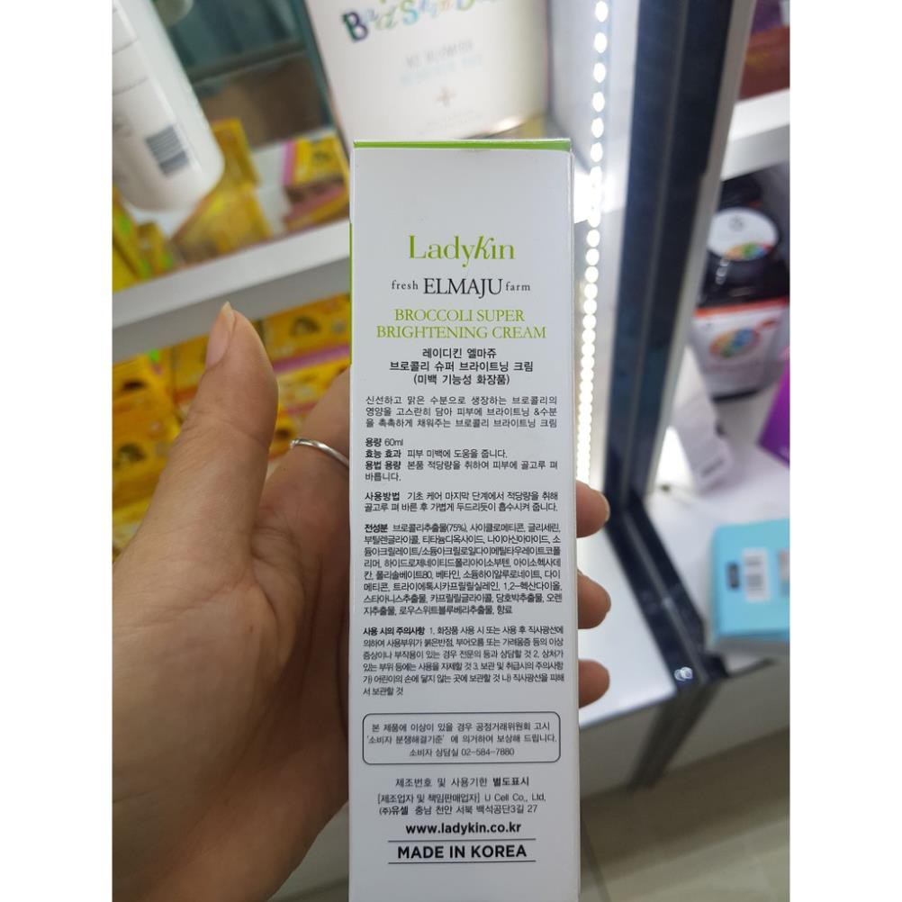 KEM BÔNG CẢI XANH BROCCOLI SUPER BRIGHTENING CREAM LADYKIN