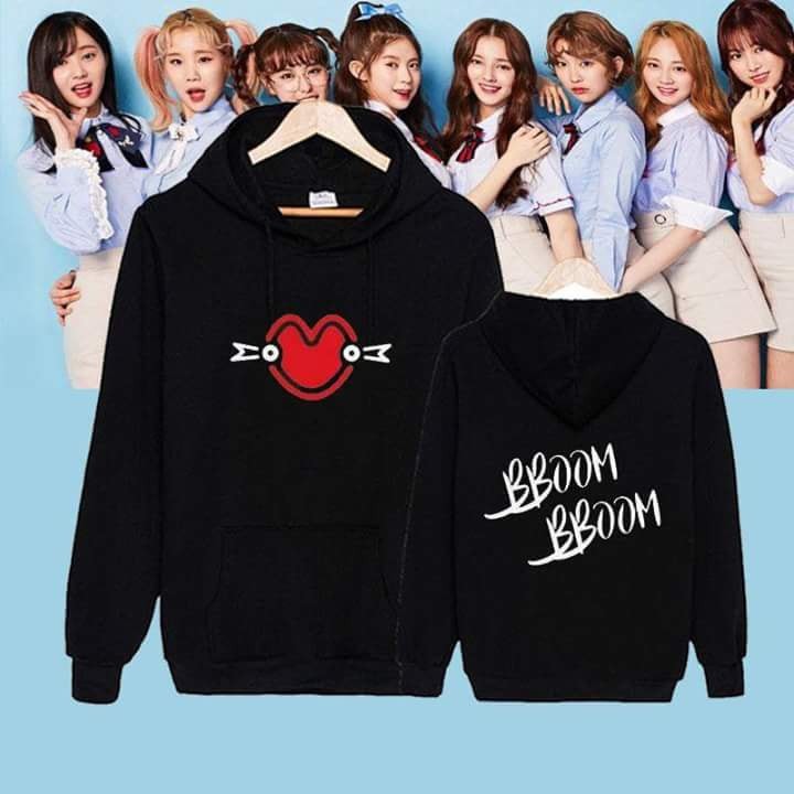 Áo Momoland nỉ có mũ cực HOT