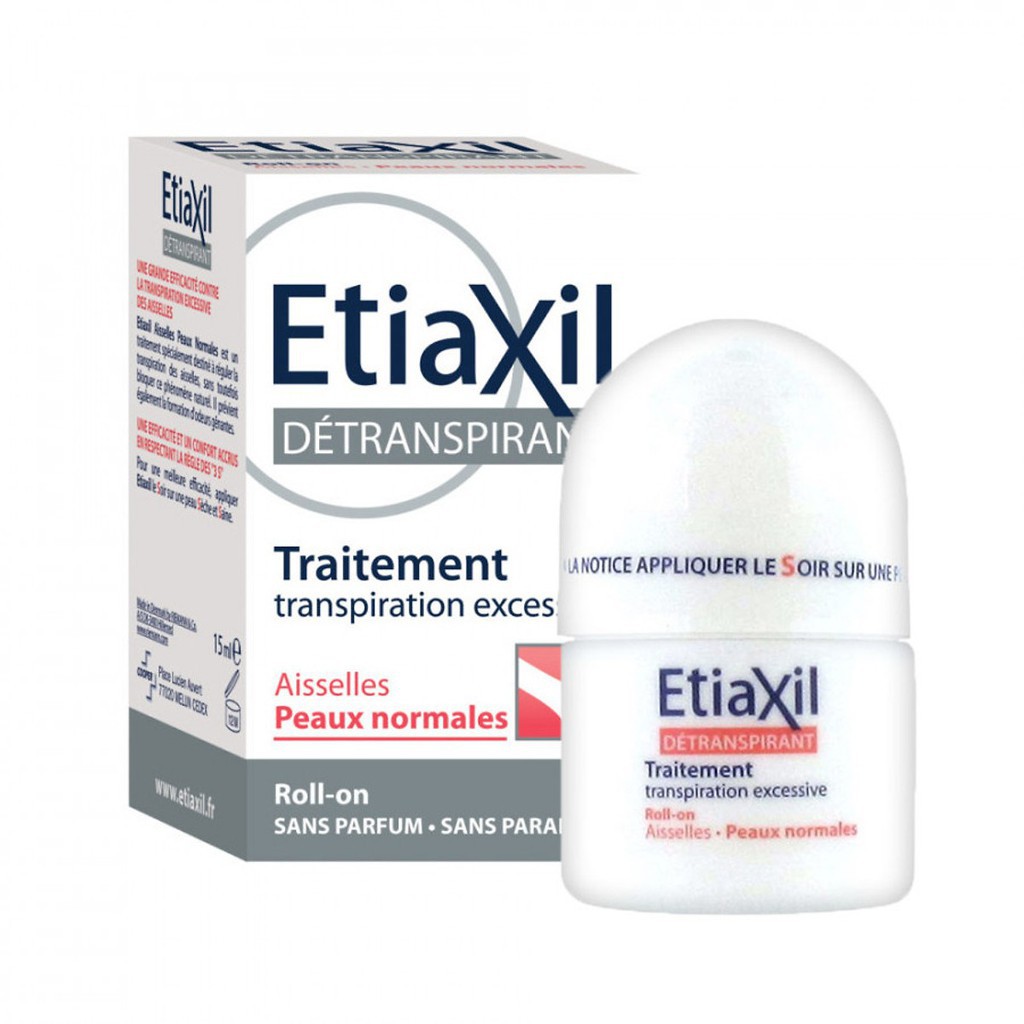 Lăn Khử Mùi Giảm Mồ Hôi Etiaxil Dành Cho Da Thường 15ml Màu Đỏ