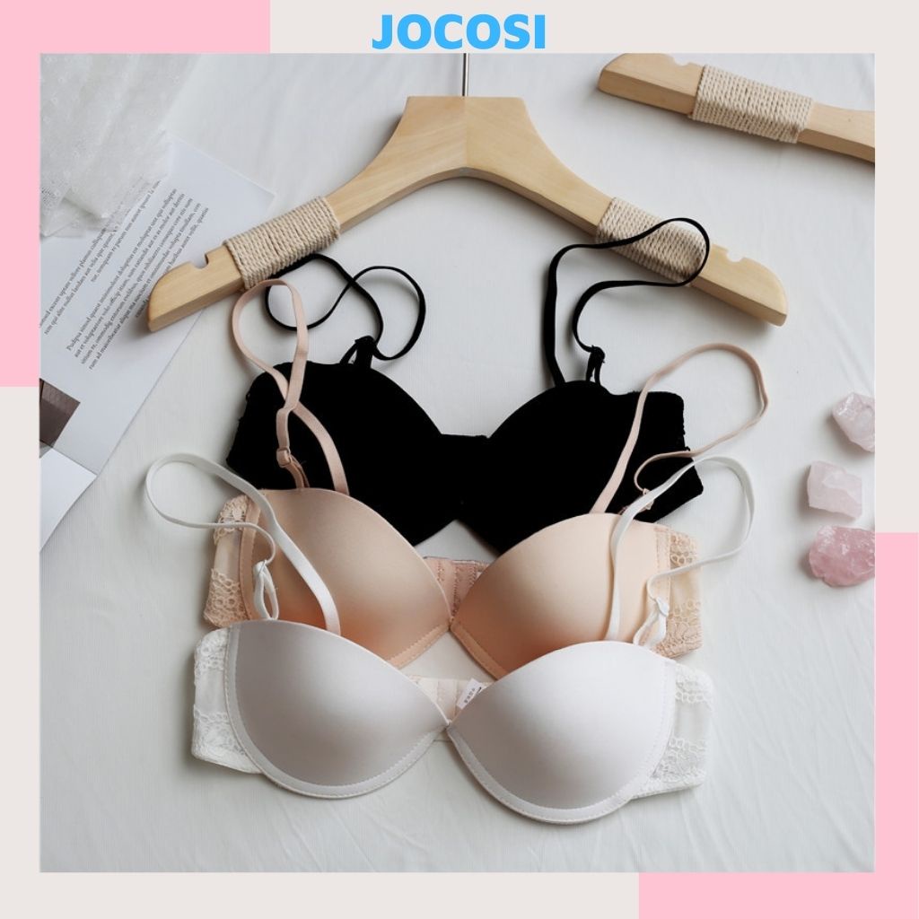 Áo ngực nữ có gọng đúc su, áo lót nữ không dây đệm mút nâng ngực tạo khe sexy gợi cảm JOCOSI A2211