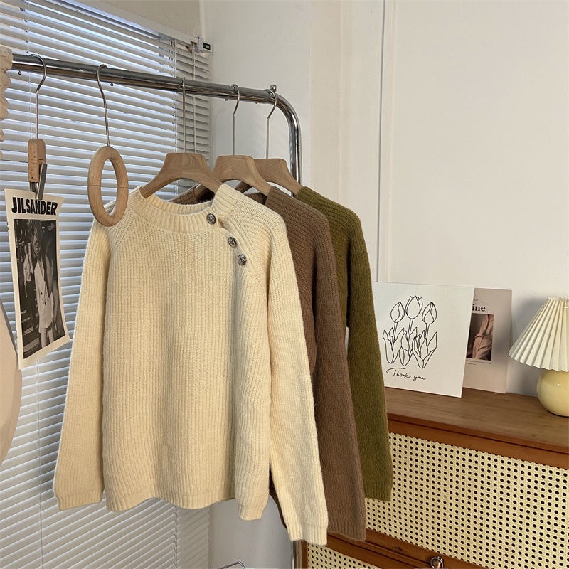 Áo Len Mềm Dáng Rộng Thời Trang Hàn Quốc