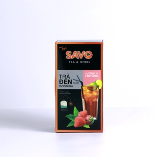 SAVO TRÀ TÚI LỌC - VỊ DÂU (Hộp 25 túi)
