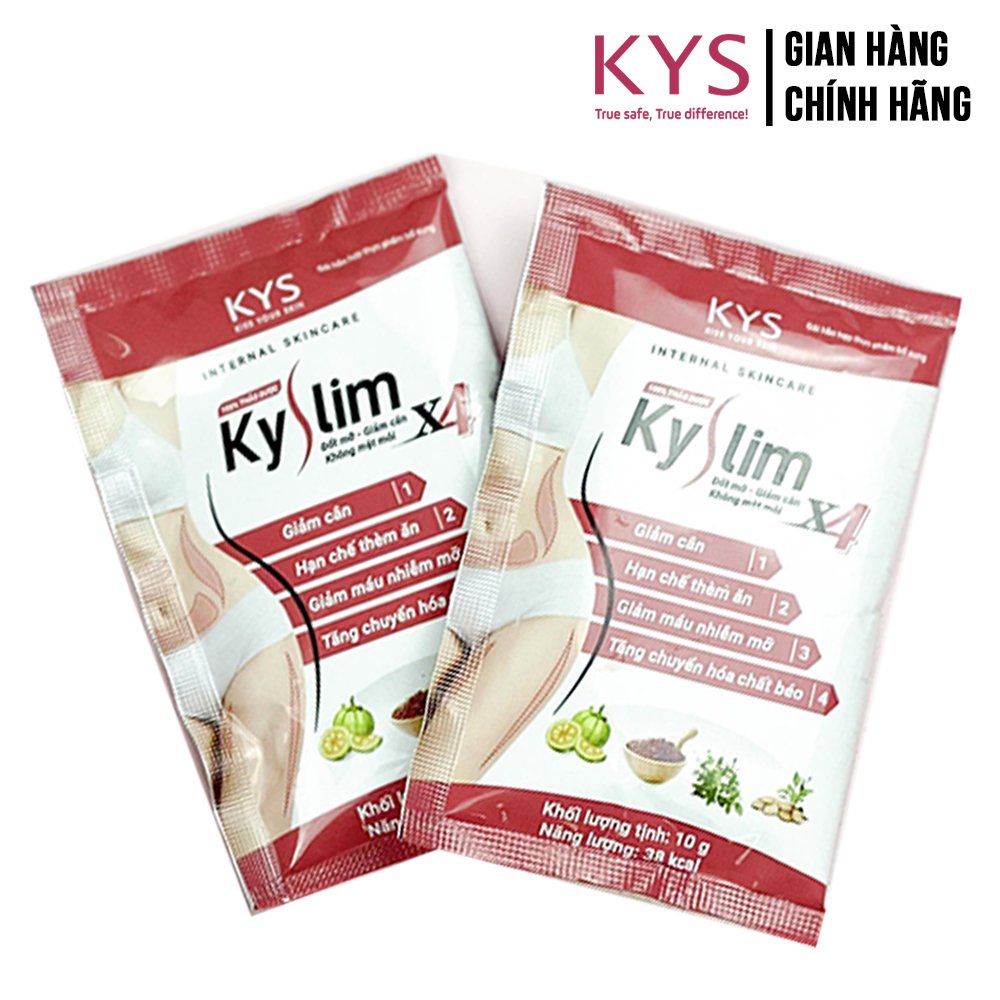 2 Gói Thảo mộc giảm cân KYSLIM 1ngày 20gr - Thực phẩm này không phải là thuốc và không có tác dụng thay thế thuốc