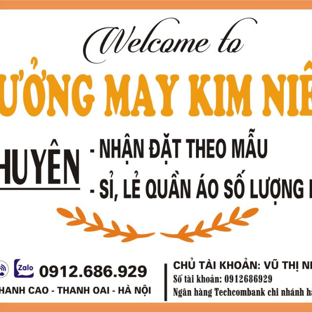 Xưởng May Kim Niên, Cửa hàng trực tuyến | WebRaoVat - webraovat.net.vn