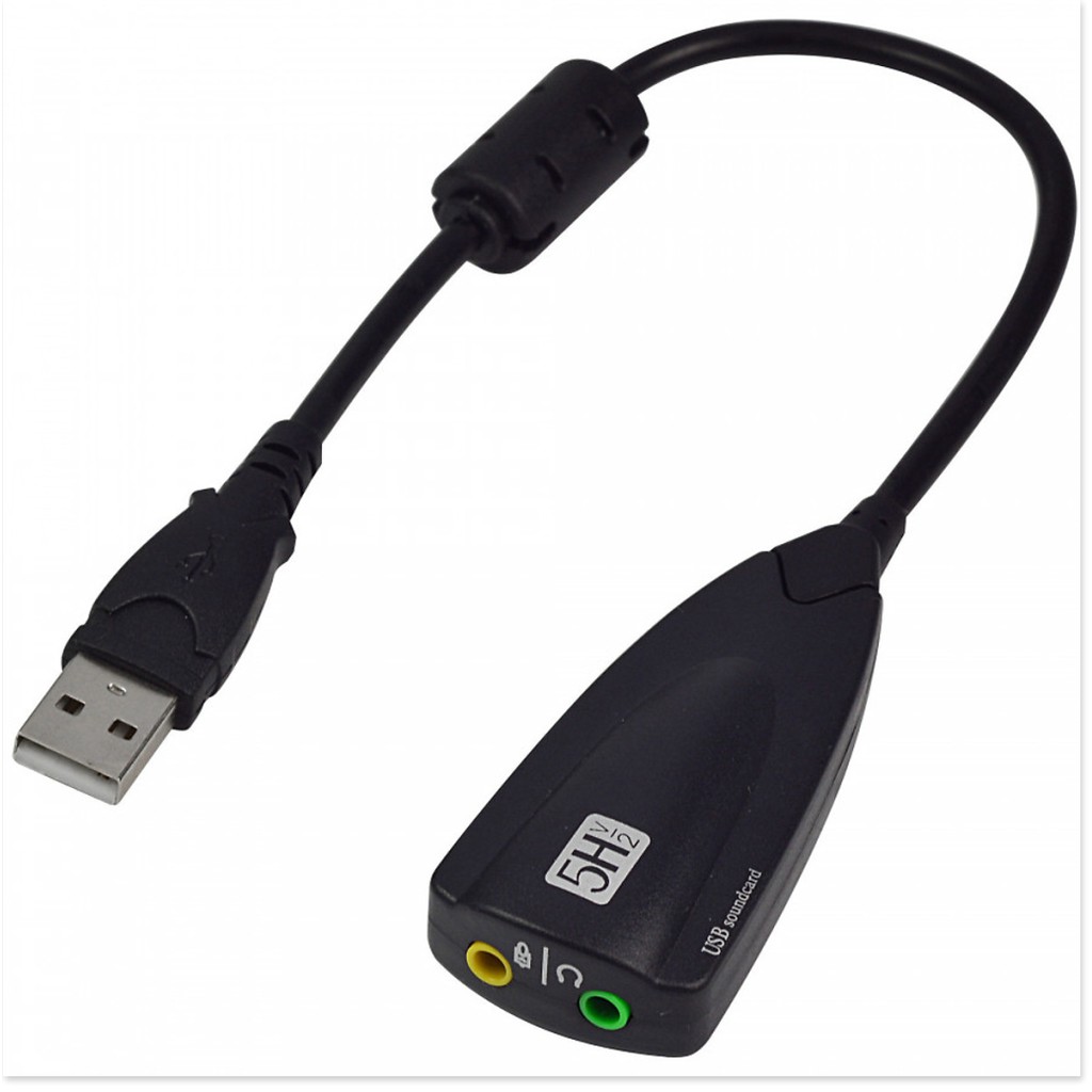 Cáp chia tín hiệu Micro và Loa âm thanh 3D cao cấp - Usb sound 7.1 AZONE