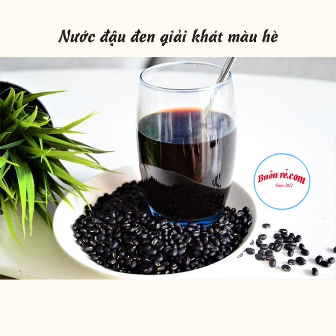 (500G) Đỗ đen xanh lòng hạt nhỏ thuần chủng - Đậu đen quê sạch giải nhiệt mùa hè 00013