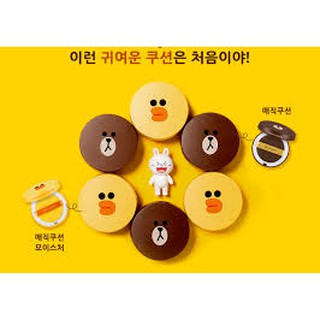 Phấn nước và phấn bột 2in1 missha magic cushion gấu vịt hàn quốc.