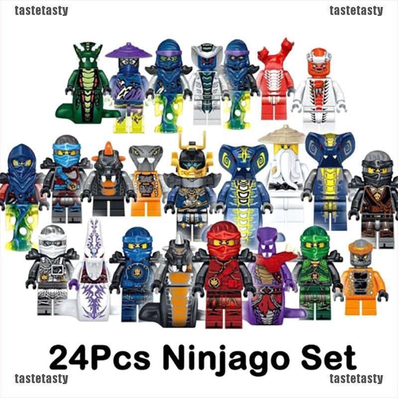 Bộ 24 Mô Hình Nhân Vật Ninjago Mini