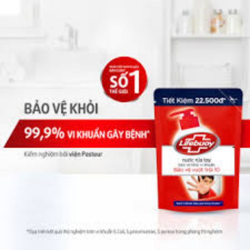 Nước rửa tay Lifebuoy Bảo vệ vượt trội Túi 400g