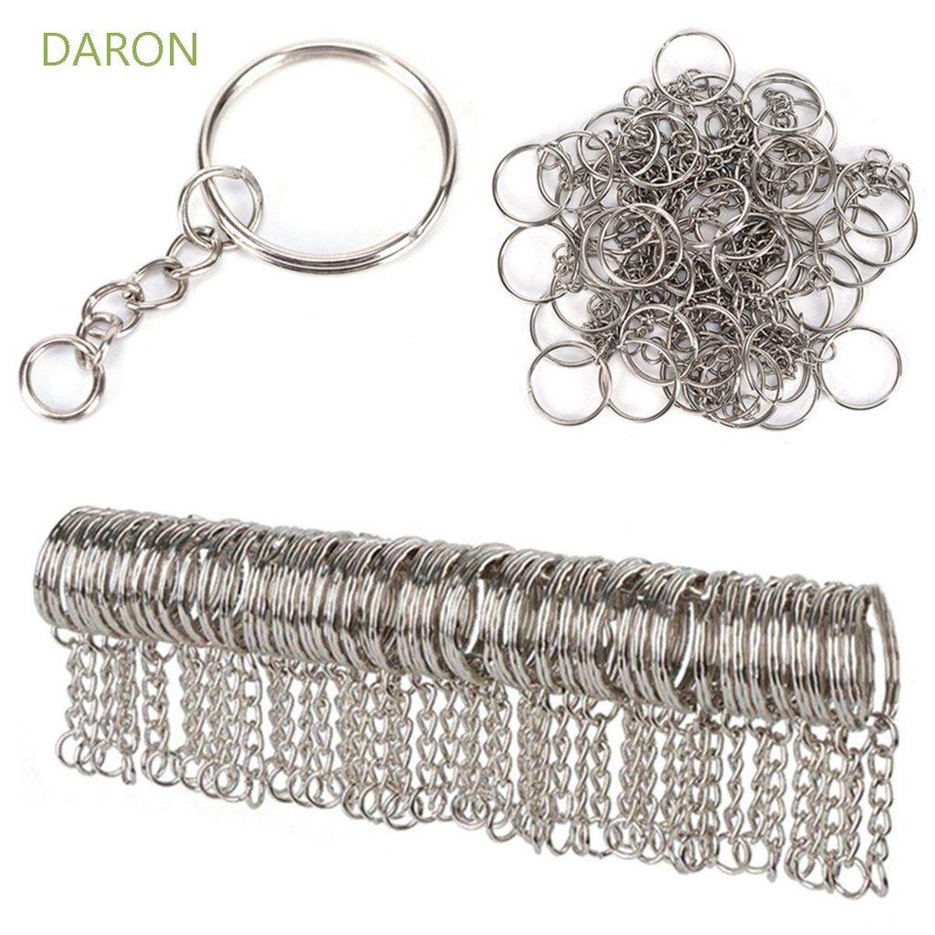 Móc chìa khóa bằng kim loại có thể tách rời DIY dành cho nam nữ