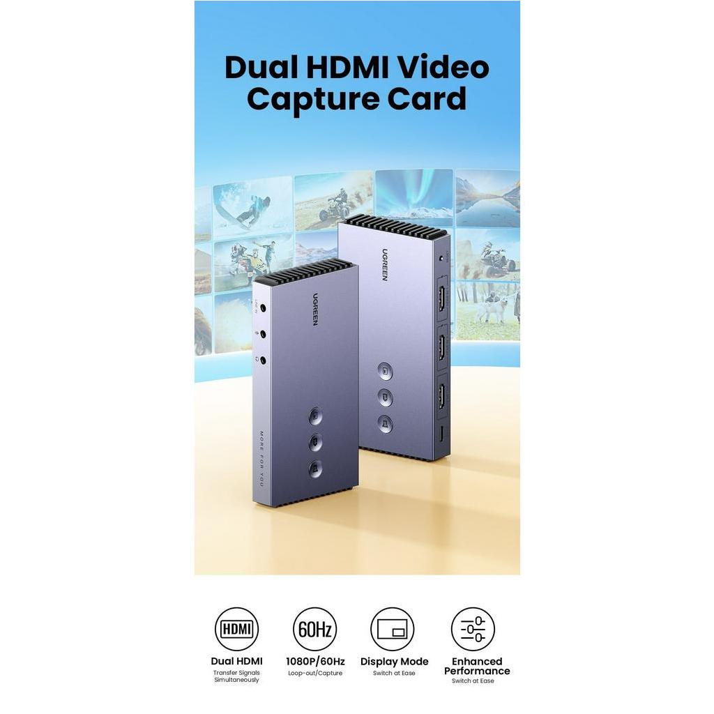 Thiết bị ghi hình Ugreen 80688 CM541, hỗ trợ Livestream Capture HDMI 4K Chính Hãng
