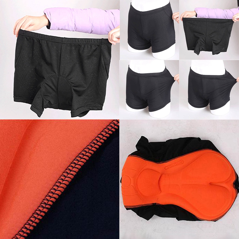 Quần Short Xốp Thấm Hút Tốt Thoáng Khí Màu Cam / Xxl Cho Nam Chạy Xe Đạp