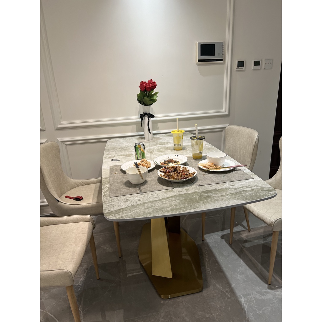 Bàn ăn nhập khẩu cao cấp thiết kế Italy - Bảo hành 24 tháng