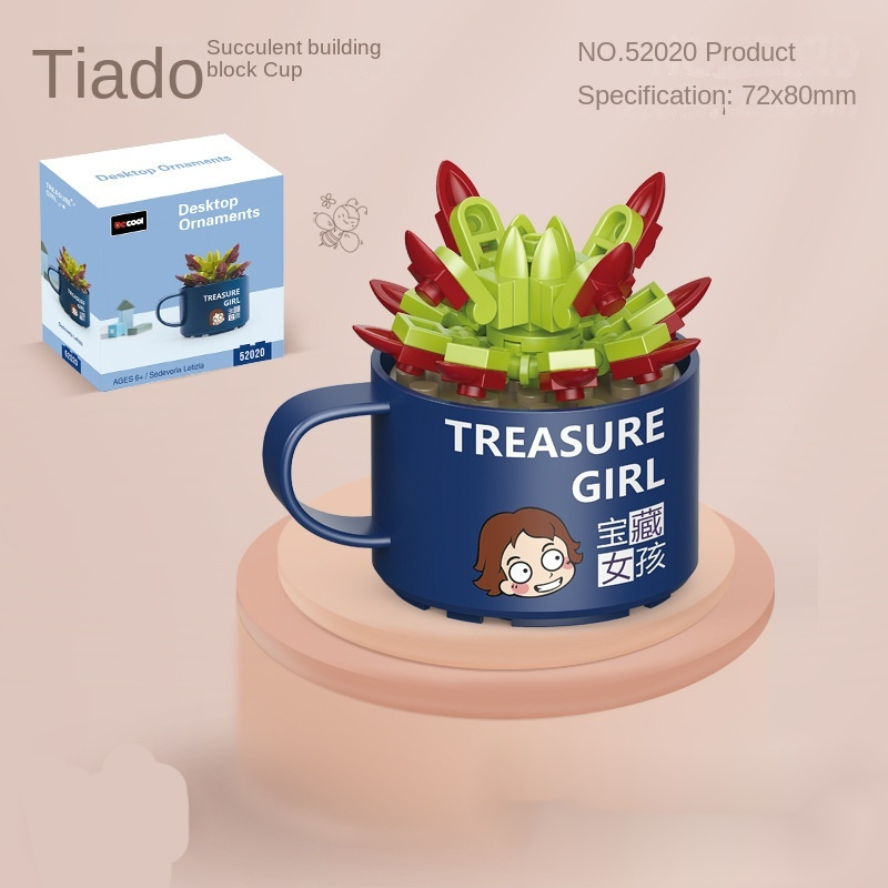 Bộ Đồ Chơi Lắp Ráp Lego Hình Chậu Hoa Cho Bé