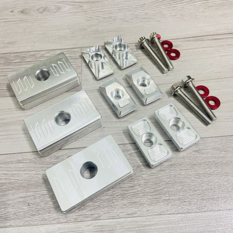 Full bộ Pas tăng sên âm kèm ốc và lông đền xài cho Future 125, Future led full nhôm Cnc