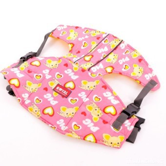 Đai đi xe máy an toàn cho bé, đai xe máy có đỡ cổ Royal cho trẻ 1 - 5 tuổi in hình đáng yêu