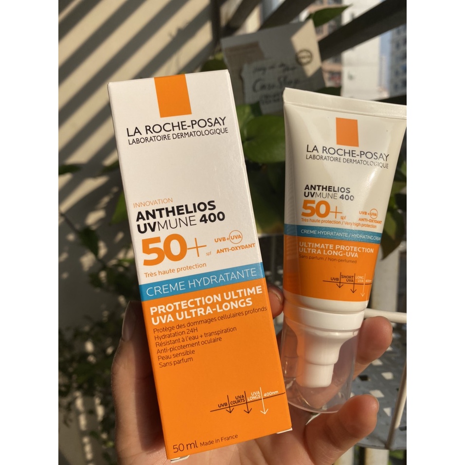 Kem chống nắng La Roche Posay Anthelios creme hydratante vạch xanh dương da khô nhạy cảm