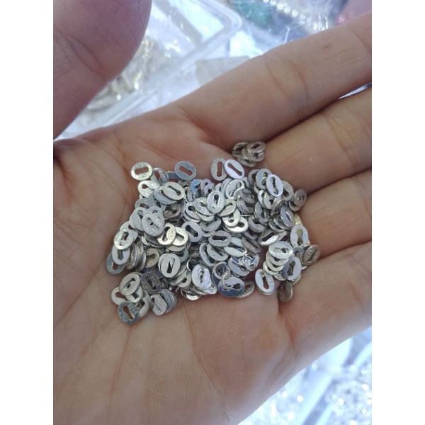 Charm mặt thẻ bạc s925 làm đầu nối khoá vòng cổ vòng tay vĩnh viễn bảo hành bạc