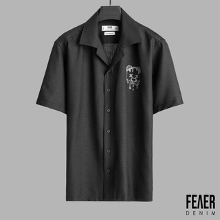 Áo sơ mi nam FEAER DENIM chất thoáng khí thấm hút vải linen cao cấp BEAR DRIP