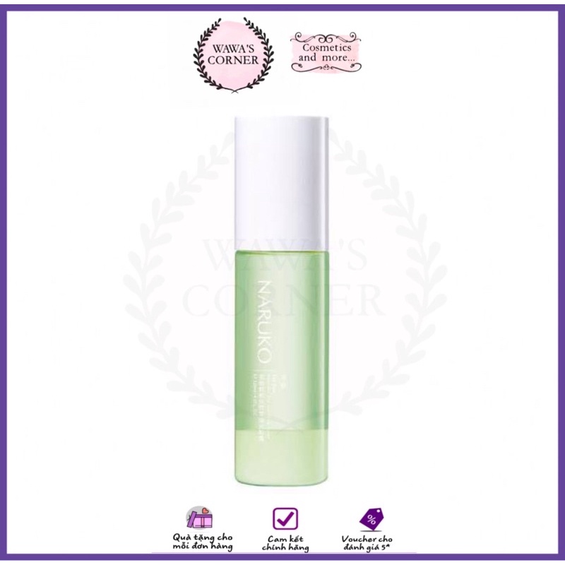 (BẢN ĐÀI - CÓ SẴN) NARUKO ĐÀI LOAN TONER 2 LỚP KIỀM DẦU LÀM SÁNG DA TEA TREE SHINE BLEMISH CLEAR MATTIFYING TONER 120ML