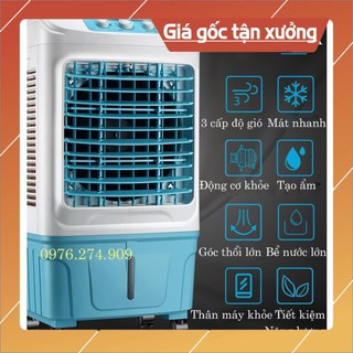 [Freeships-tặng 02 viên đá khô-tặng 01 điều khiển] Máy làm mát AQUA công nghệ Nhật Bản-công suất 130W-Q=6000m3/h