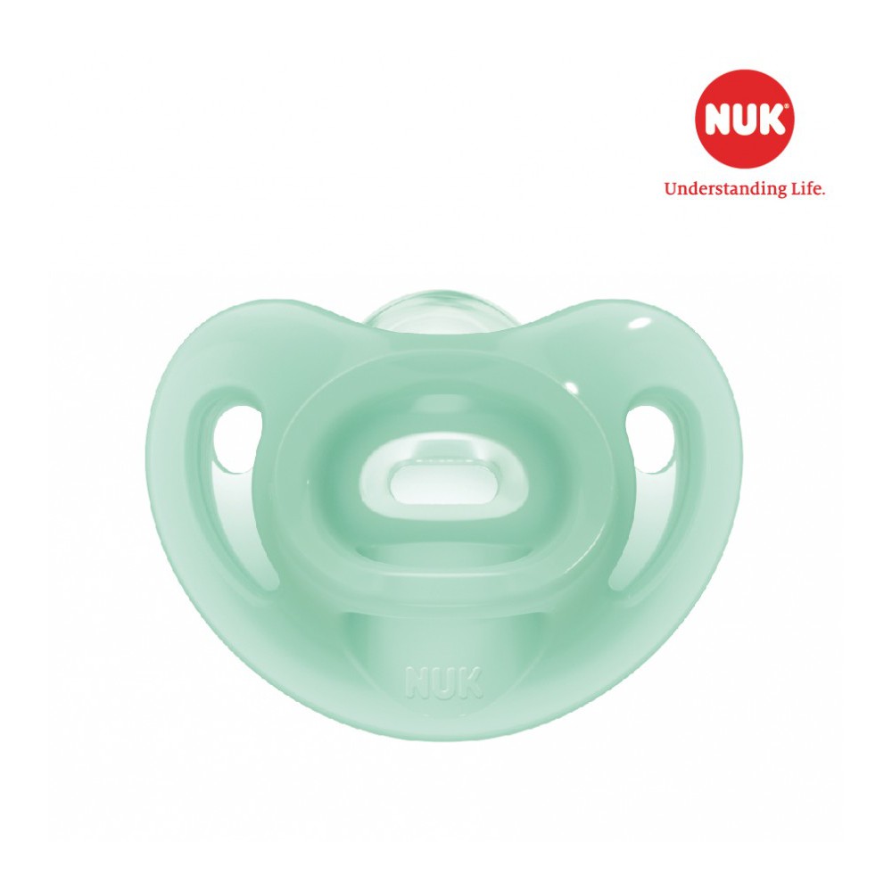 Ti giả NUK Sensetive 100% silicone cho bé 0-6 và 6-18m