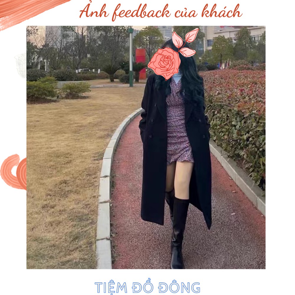 (Sẵn) Áo dạ dáng dài Hàn quốc (Kèm Ảnh Thật) | BigBuy360 - bigbuy360.vn
