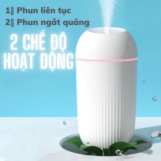 Máy xông tinh dầu phun sương mini Sale Sốc  tạo độ ẩm không khí có đèn led