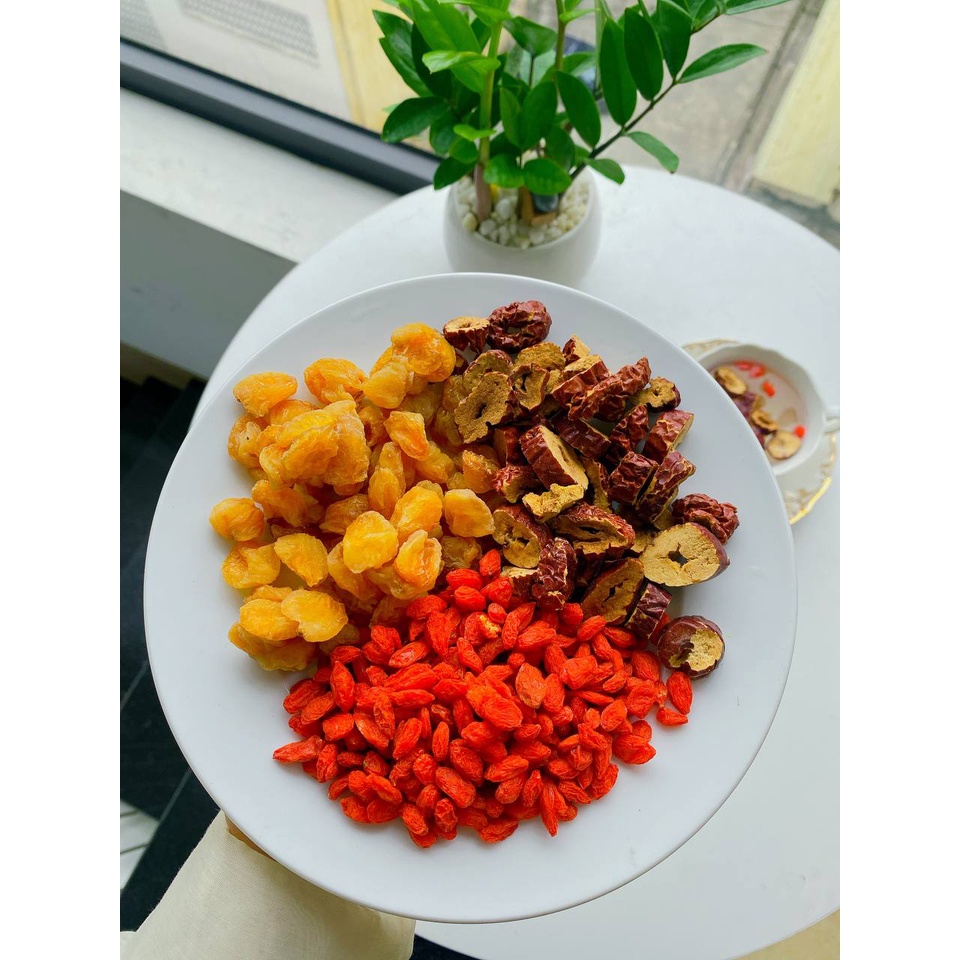 Trà long nhãn mix với táo đỏ và kỷ tử Mộc Hương Sơn gói 10Gr