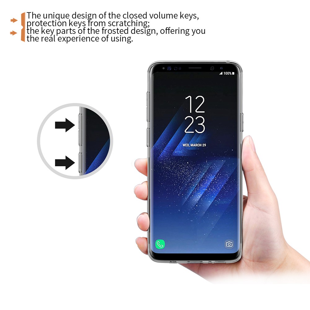 Ốp Lưng Nillkin Siêu Mỏng Trong Suốt Cho Samsung Galaxy S9 + / S9 Plus