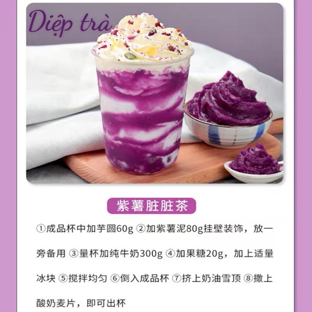 Sốt khoai Doking (Khoai môn/ Khoai lang tím) - Dòng sốt sệt có thể bám, quét thành cốc | BigBuy360 - bigbuy360.vn