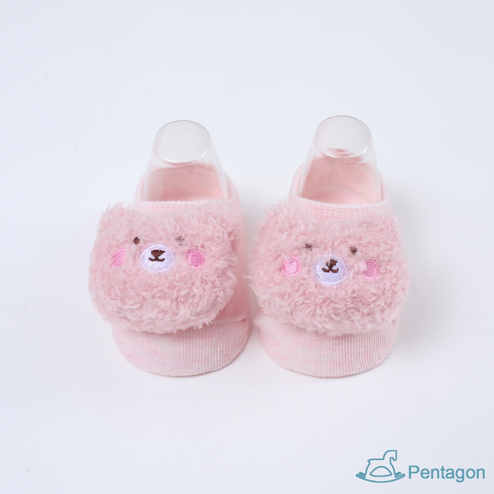 Tất Thuyền Chống Trượt Hình Búp Bê Hoạt Hình Đáng Yêu Cho Trẻ Em