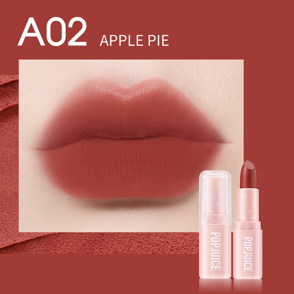 Son lì Popjuice Ireneda mềm mịn dưỡng ẩm lên màu lâu trôi