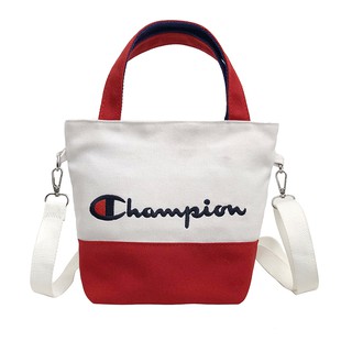 Champion Túi tương phản không thấm nước Túi sinh viên Túi xách nữ Dây đeo di động Túi xách ba lô Công suất lớn