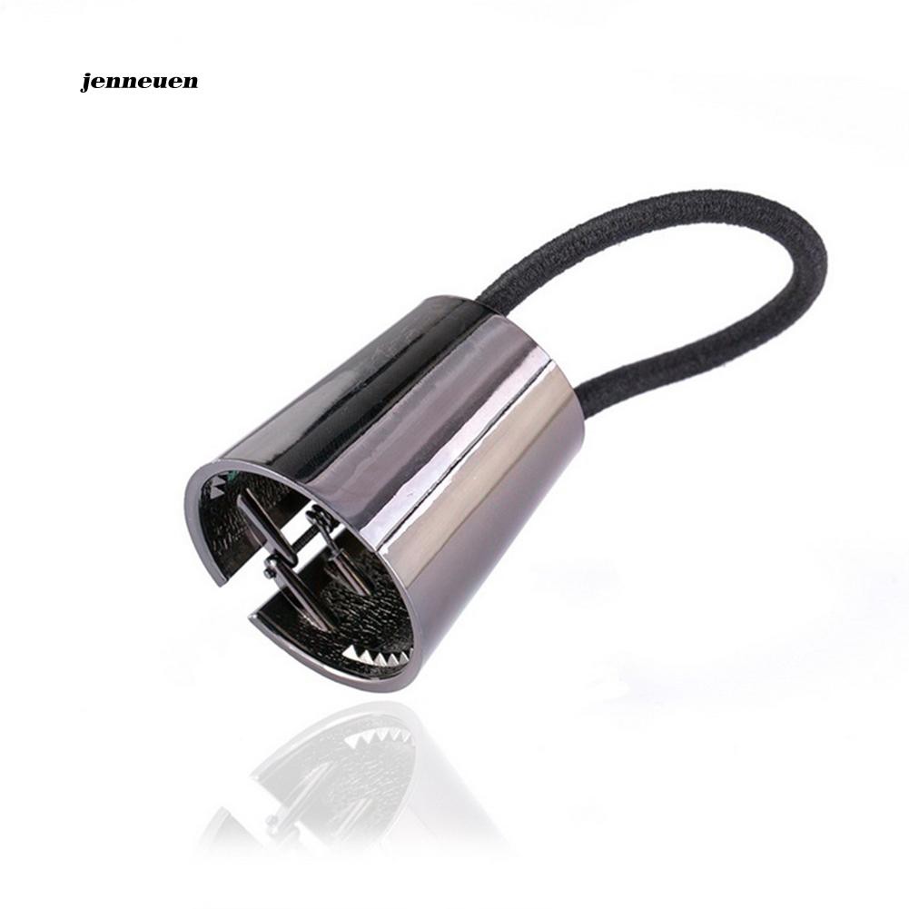 [Hàng mới về] Dây cột tóc đuôi ngựa dạng sừng hợp kim độc đáo cho nữ