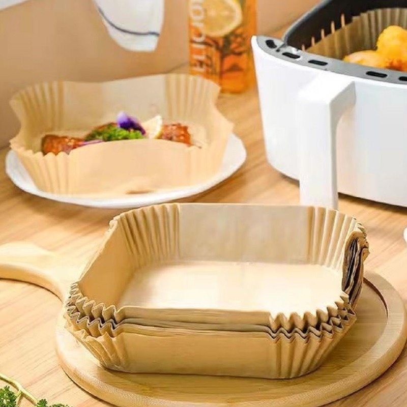 Bộ 50 Giấy Lót Hấp Bánh Bao Sử Dụng Một Lần Tiện Lợi