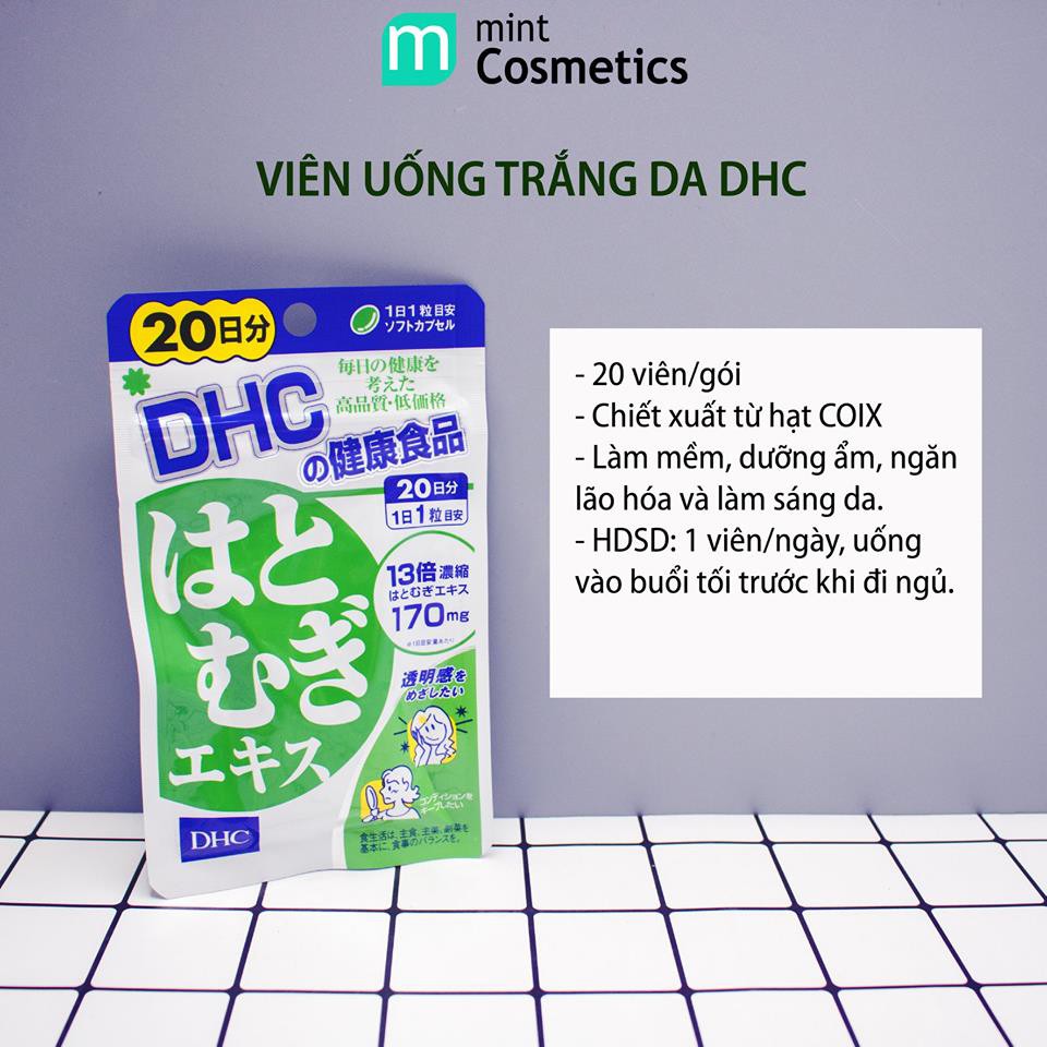 Viên Uống DHC Trắng Da