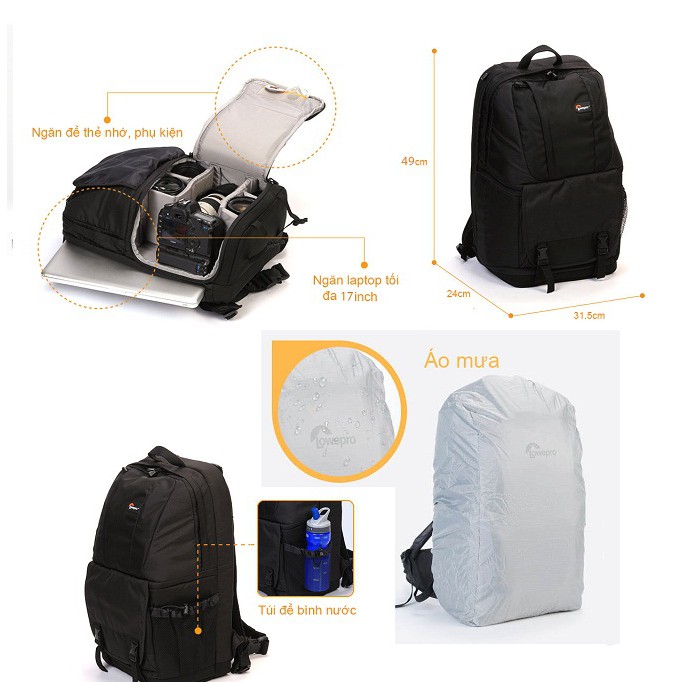 Balo máy chụp hình Lowepro FastPack 350