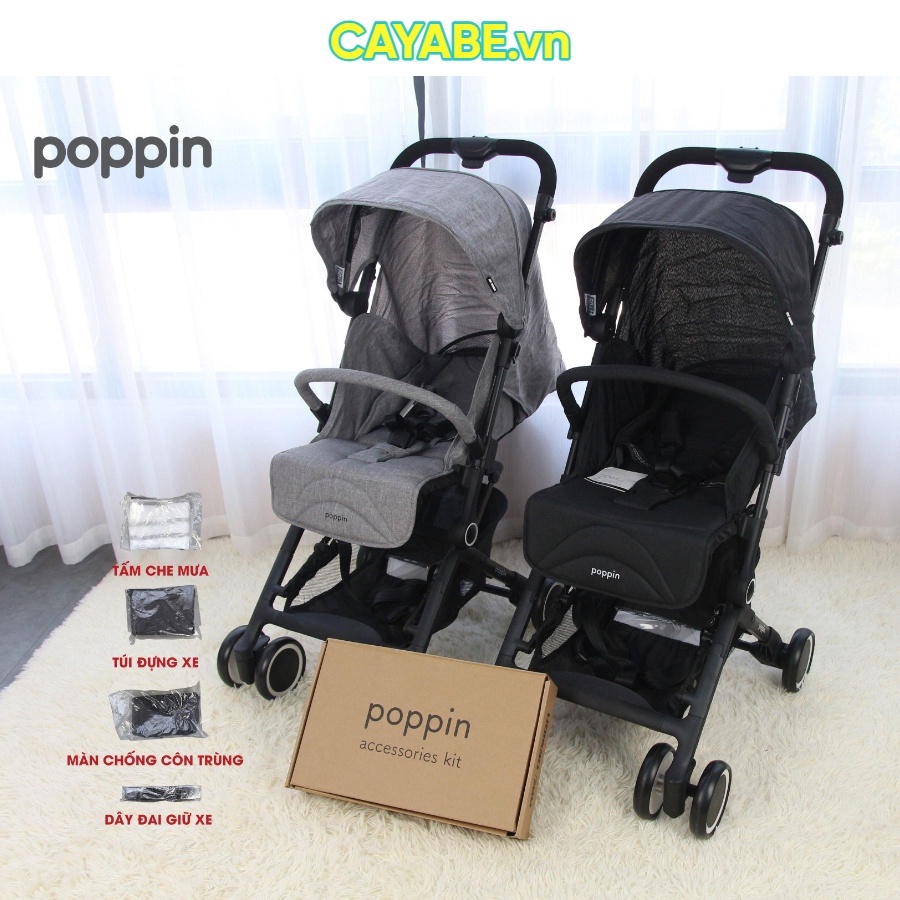 Xe đẩy cho bé gấp gọn, 2 chiều Playkids X6-3 chính hãng, xe đẩy cho bé 2 chiều gọn nhẹ đi du lịch