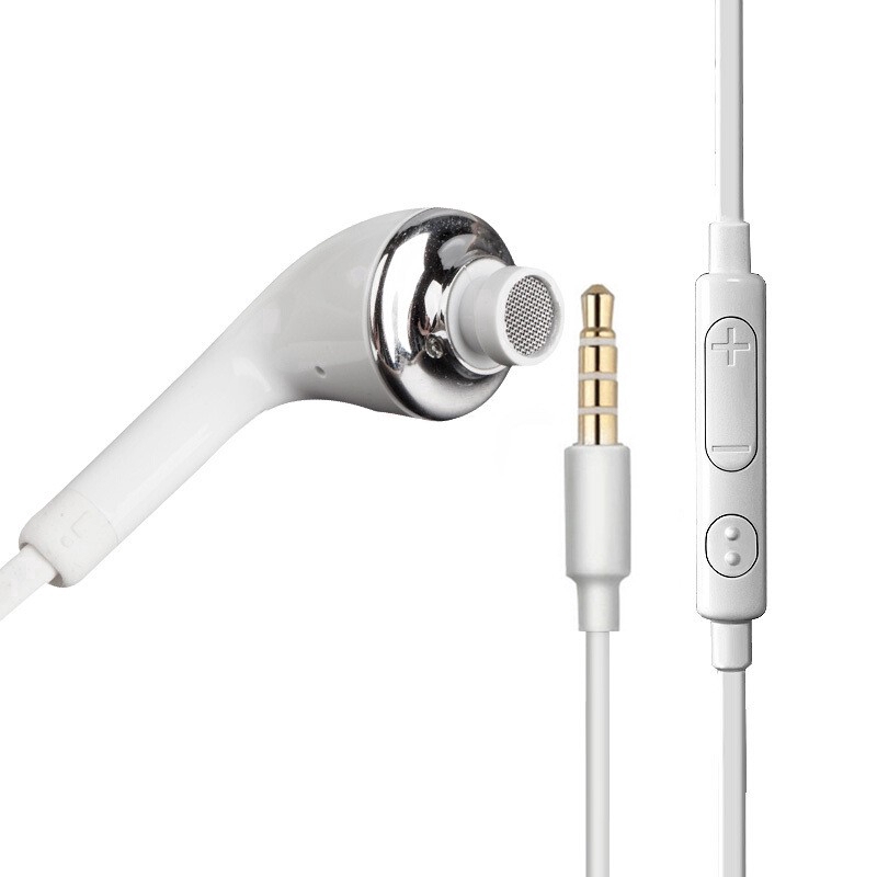 Tai Nghe Nhét Tai 3.5mm Có Mic Và Nút Điều Chỉnh Âm Lượng Cho Điện Thoại Ios Android Mp3