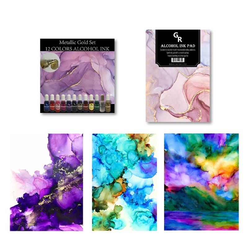 Set 12 Lọ Màu Nhuộm Làm Đồ Thủ Công