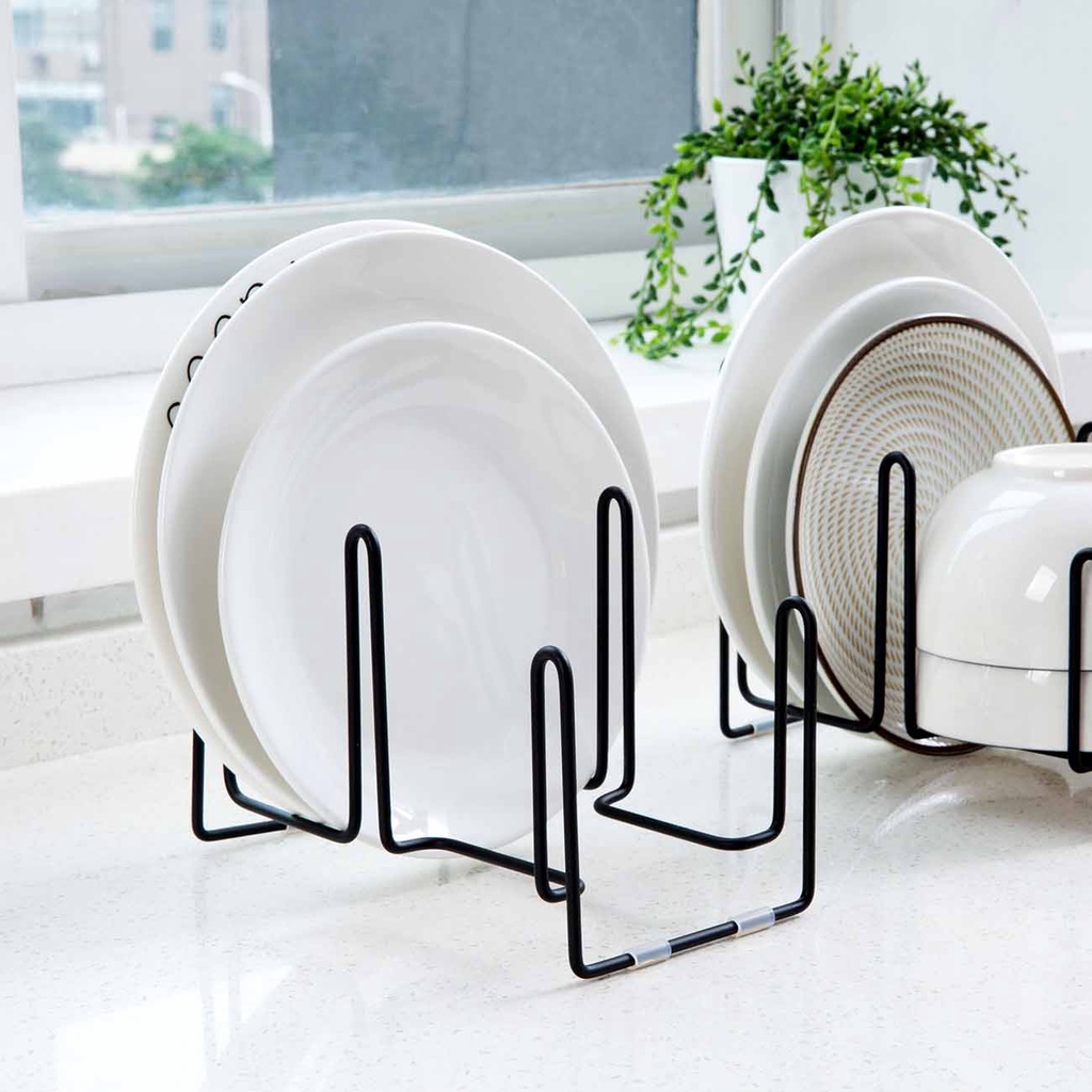 Giá sắt úp chén đĩa JUJIAJIA ráo nước tiện dụng cho nhà bếp